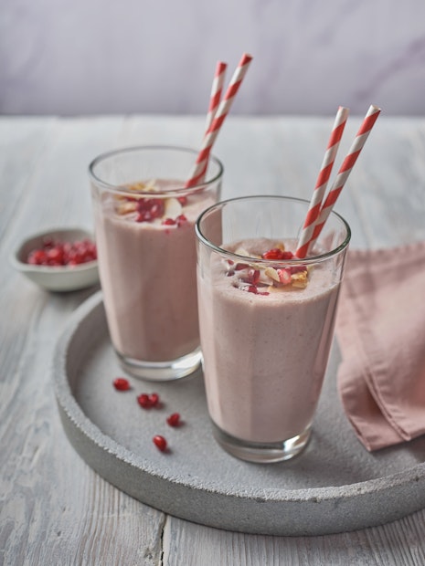 ViewHealthy pomegranate smoothie