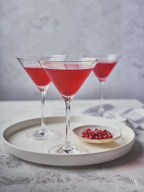 ViewPomegranate martini